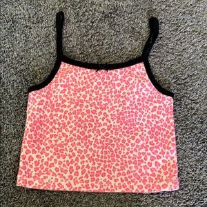 pink cheetah brandy tank